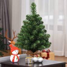 COSTWAY 60 Cm Small Christmas Tree, Mini Christmas Tree With 50 Branches And Base, Artificial Table Christmas Tree Diameter 40 Cm For Home Office - No Lighting. - View 9