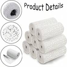 5cm X 270m Multifunctional Plaster Gauze Sculpture Material, For Wrapping Abdomen, Making Plaster Masks, Art Projects And Body Sculpture - White - View 1