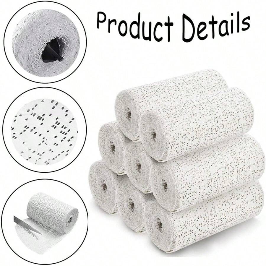5cm X 270m Multifunctional Plaster Gauze Sculpture Material, For Wrapping Abdomen, Making Plaster Masks, Art Projects And Body Sculpture - White - View 1