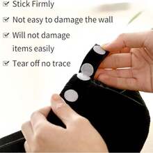 Vkey Colorful Hook And Loop Self-Adhesive Round Dot Coin Shape Fasteners, Strong Adhesive Backing, Suitable For Home, Office, Classroom And DIY, 6 Color Options