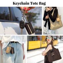 这款实用钥匙扣收纳袋容量大、重量轻，配有可拆卸钥匙环，是一款多功能日常收纳包，休闲时尚，男女皆宜，非常适合购物、旅行、通勤或日常使用。