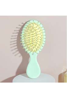 1 Set Japanese Style Mini Hair Brush, With Plastic Edged Brush/Matte Resin Handle/Rubber Bristles, Massages & Styles Hair For Normal/Long Hair, Suitable For Women's Styling/Salon/Travel/Back To School/Vacation/Daily Use, Portable Professional Hairstyling Tool, Great Gift For Valentine's Day, Mother's Day, Graduation Season - Multicolor - View 15