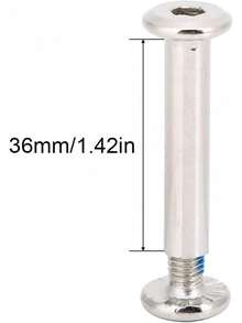 Tornillos para Ruedas de Patinaje, 10 Piezas 31 Mm 36 Mm Hierro Duradero Patines en Línea Tornillos para Patines en Línea Tornillos para Patines Tornillos para Patines (Longitud interior 36 mm) - 1 - Ver 5