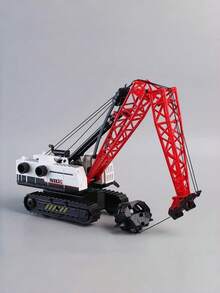 1pc Multi Functional Construction Vehicle Set Crawler Excavator Inertia Powered Drilling Machine Hands On Skills Development Interactive Group Play Christmas Stocking Fillers Holiday Gift For Kids Family Activities Must Haves - Multicolor - View 9