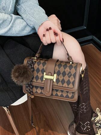 2025 New Small Square Crossbody Bag, Lightweight Luxury Niche Brand Women Shoulder Bag
