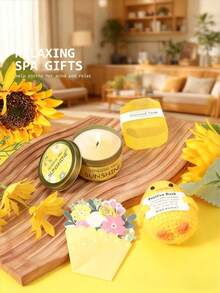 Birthday Gifts For Women,Get Well Soon Inspirational Gift Set Box,Gift Baskets  For Women, Best Friend Birthday Gifts,Thanksgiving, Halloween, Fall,Valentine's Day,Christmas,New Year Gifts Box, - 小雛菊 - 查看 3