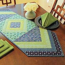 QY- June Tailor Home Décor Series Edredón como tú vayas Camino de Mesa C Mezcla de mañana -6194 - como en la foto - Ver 3