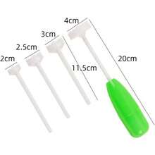 Veggie Corkscrew Carver Set,Hollow Out Veggie Drill,4 Sizes Replaceable Vegetable Spiral Cutter Digging Tool Coiled Hole Digger Kitchen Gadget,Easy Remove The Seeds Of Your Veggies Fruits - Colora - View 7