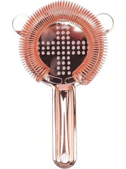 Herramienta de barra de colador de acero inoxidable 304 Barra de colador Ocktail Tipo de colador de cóctel Filtro de barra de acero inoxidable Barman Filtro de hielo Accesorios de barman(Rosa)