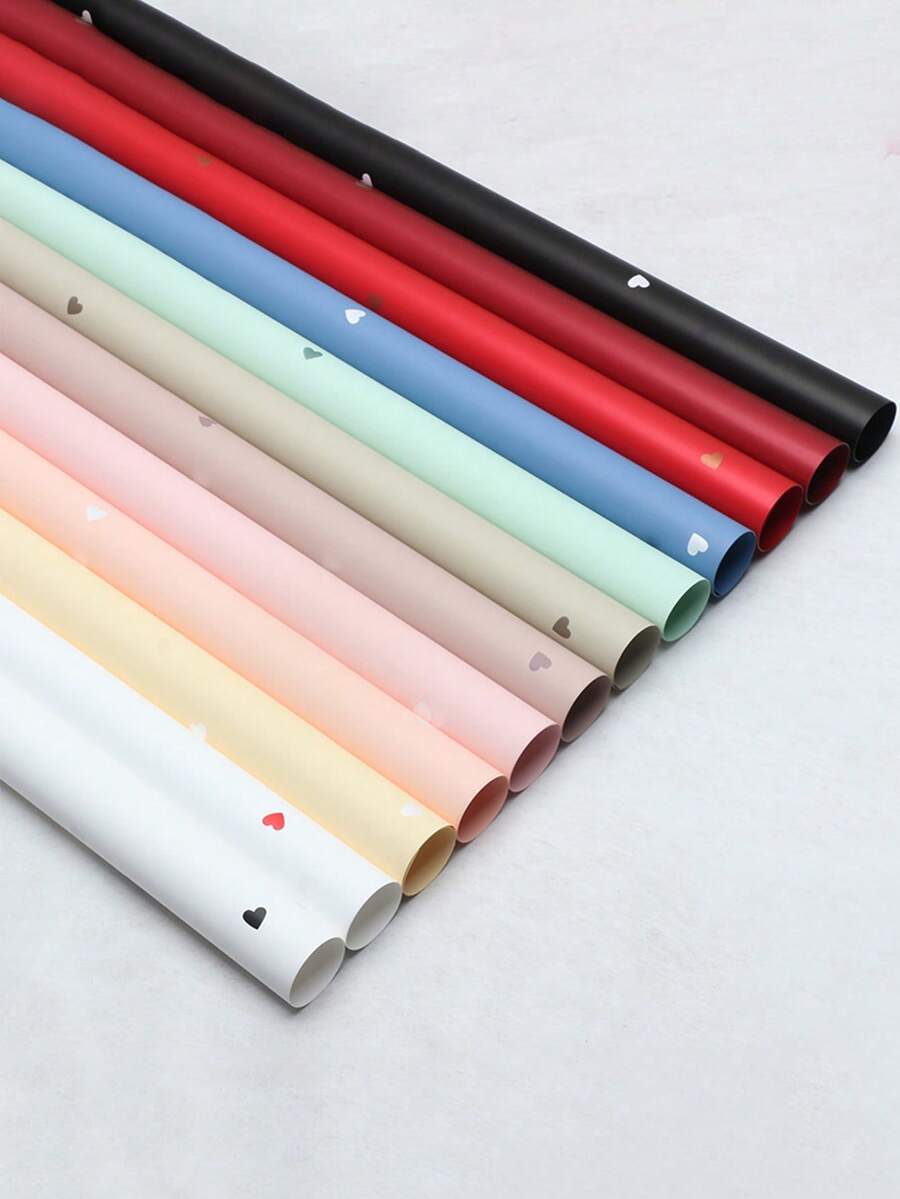 20张/包，鲜花包装纸，情人节礼物，Cynthia's 暖心爱心系列鲜花包装纸，包装纸，薄纸，花束用品，礼品包装纸，鲜花包装纸，礼品包装，婚礼包装，DIY礼品包装，花束用品，情侣，女士，母亲节礼物，送给朋友的最佳礼物