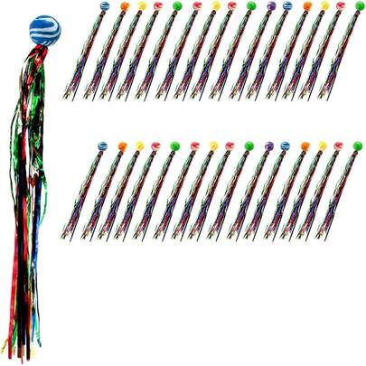 TendenciaYaBaLuu 20 Pelotas saltarinas con oropel MulticolorCalidad premium