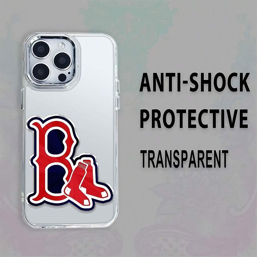 Funda con el logotipo de los Boston Red Sox, perfecta para teléfonos , 17, 16 Pro Max, 15 Pro Max, 13 y 12. Fabricada con TPU resistente para una protección óptima contra golpes y caídas. Un regalo ideal para deportistas, familiares, amigos, pareja y ocasiones especiales como partidos y cumpleaños. - transparente - Ver 1