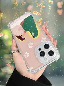 1 pieza Funda de teléfono con diseño artístico de la Virgen y una joven en tonos suaves, estilo religioso y emotivo, funda transparente resistente a golpes, ligera y con corte preciso, compatible con iPhone 17/16/15/14/13/12/11/XS/XR/X/PLUS/PRO/PROMAX, compatible con Galaxy A34/A35/A54/A55, Galaxy S20/S21/S22/S23/S24 Ultra/Plus, compatible con Moto/Galaxy/Redmi/Honor/OPPO, regalo de fiesta - transparente - Ver 7