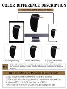 Tapa-Ralos para Cabelos Finos 16 polegadas Peças de Cabelo para Mulheres Tapa-Ralo Adicionando Volume Extra de Cabelo, Peça de Cabelo Preto Natural Liso Super Macio para Uso Diário