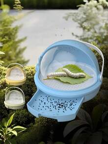 Pet Portable Carrying Bag, Convenient To Carry, Pets Feel At Ease. It Can Be Used For Hamsters, Birds, Reptiles, Etc. Practical Pet Portable Hand-Held Cage, Transparent, Super Practical.