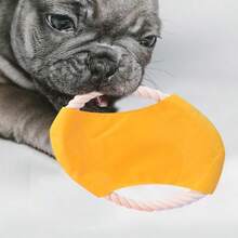 Zabawka dla zwierząt w kształcie latającego dysku, interaktywna zabawka dla psa do użytku na zewnątrz, trwała zabawka do gryzienia do tresury psów i zgrzytania zębami