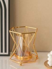 [US-Based Shipping]Luxury Wrought Iron Vase Decoration, Perfect For Home Living Room Decor, Minimalist Dining Room Romantic Candlelit Dinner Props, Nordic-Style Transparent Glass Hydroponic Flower Vase, Water-Cultivated Green Plant Tabletop Light Luxury Ornament, Geometric Glass Vase With Metal Stand, Crystal Clear Inner Bottle, Hand-Gilded Geometric Metal Vase, Rose Gold Vase Decoration, Wine Cabinet Decor, Glass Ornament, Creative Vase For Living Room Dining Tables, Home Decor, Vases, Centerpiece Decorations, Birthday And Graduation Gift Glass Vases, Wrought Iron Vases, Farmhouse-Style Table Ornaments, Creative Wide-Mouth Geometric Transparent Hydroponic Glass Vase For Living Room Tabletops, Romantic Candlelit Dinner Props, Valentine's Day Decorations, Valentine's Day Weddings, Birthdays, Room Decor, Bedroom Decor, Wedding Decorations, Home Decor, Household Decor, Party Decorations, Party Accessories, Room Decor Items, Bedroom Decor, Party Decorations. - 彩色 - 查看 11