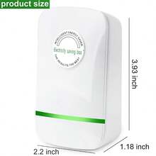 Juego De 4 Adaptadores Domésticos De Ahorro Energético, Enchufe Estabilizador De Voltaje De Ahorro Energético, 90-240 V, Enchufe Inteligente De Ahorro Energético, Equipo Para Oficina En Casa - Tipo de Enchufe A USA (110-127V) - Ver 11
