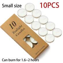 10-100pcs Small Smokeless Wax Candles, Romantic Small Candles, Wax Seal Warmer, Odorless, Suitable For Birthday Party, Outdoor Wedding, Indoor Dinner, Atmosphere Candles - Multicolor - View 14