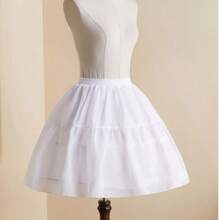 1pc Women's Anime Lolita Chiffon Crinoline Petticoat, Adjustable Lolita Bridal Carmen Cage Cosplay Costume Accessory