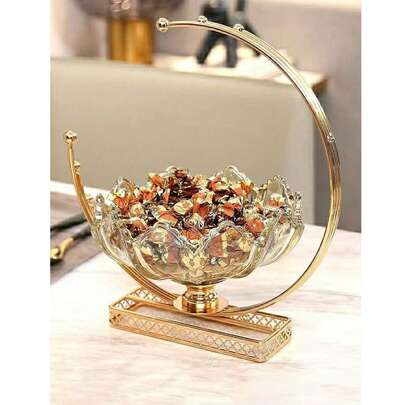 Este frutero de metal y vidrio de alta gama es adecuado para hoteles, hogares, restaurantes, clubes y otros lugares. Hace un excelente regalo para mujeres y madres, y es una opción ideal para el día de la inauguración de la casa. Puede servir como decoración central en la mesa del comedor.