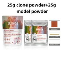 EELHOE 情侣手部造型粉DIY,适合送给情侣、家人、朋友、爱人、父母,也可作为生日礼物。使用方法简单:将造型粉和水倒入桶中,用搅拌棒搅拌均匀。将手放入溶液中,等待3-5分钟直至凝固。轻轻甩动手取出,然后将剩余的造型粉和水倒入另一个桶中,用搅拌棒搅拌。 - 彩色 - 查看 11