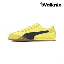 Puma Bella UT Leather 'Pale Lemon' Yellow Black Sneakers Women 402186-05 - Multicolor - View 1