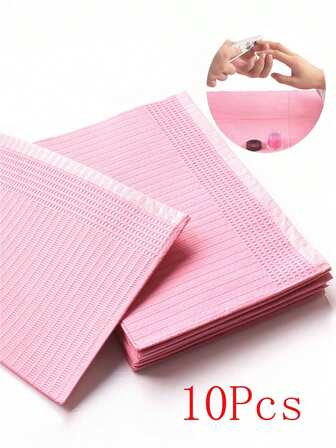 1pc Disposable Waterproof Beauty & Manicure Desk Mat, Foldable Manicure Paper Towel, 3-Layer Waterproof Acrylic Manicure Practice Pad, 13"X18" Black, Essential For Salons, Manicurist Supplies, Waterproof Mat, Disposable Bedsheet, Hygienic Surface, Delicate Texture, Practice Pad, DIY Manicure, Professional Salon Use