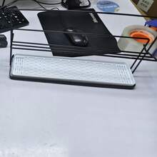 Double-Layer Drain Cup Rack Layered Cup Storage Rack Cup Storage Tray Sink Storage Rack Carbon Steel Black White Simple Style - Multicolor - View 12