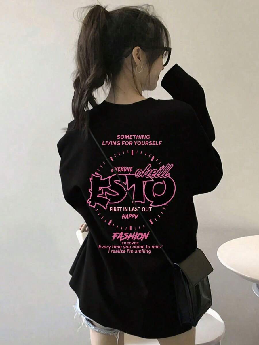 Women T-Shirts - Black - View 1