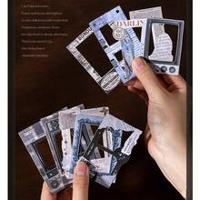 94pcs Scrapbooking Supplies Set - Movie Themed Scrapbook Paper Pack, For Journals, Stationery, Planners, Washi Tape Stickers, Calendar, Arts & Crafts, Scrapbook Albums, Elegant And Aesthetic