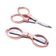 Tijeras plegables de acero inoxidable portátiles y mini, tijeras de bolsillo plegables para viajes, pequeñas, multiusos, accesorios para enfermeras, viajes, oficina, manualidades, costura, hogar - Multicolor - Ver 10