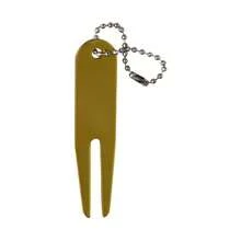 1 pieza Reparador de hoyos liso, hecho de aleación de aluminio ligero, herramienta portátil para reparar marcas de golpe en el campo de golf - Multicolor - Ver 12