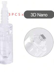 Aiguilles de cartouche de rechange pour le dispositif de beauté électrique Ultima M8 A10 Dermapen (), convenant aux soins de la peau, au minoxidil, au derma-roller, à la thérapie par microneedling, aux produits de beauté et de soins de la peau, aux spas, aux soins personnels, aux outils de soins de la peau, aux soins du visage, aux fournitures pour thérapeutes de beauté, aux massages, aux outils de massage du visage, aux rouleaux faciaux, etc. - Transparent - Voir 15