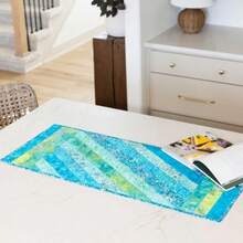 QY- June Tailor Quilt As You Go - Camino de mesa diseño de Yakarta color natural -6194 - Natural - Ver 2