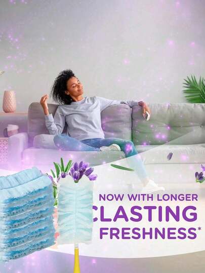 40pcs/30pcs/20pcs/10pcs/5pcs/1pc, Electrostatic Disposable Multi-Surface Duster Refills, Brush Heads, Cleaning Heads, Effortless Dust Removal, Electrostatic Microfiber, For Household, Electronics, Furniture, Blinds, Ceiling Fans, Laundry, Car, Keyboard (Handle Not Included), Kitchen, Home & Living, Gifts For Women