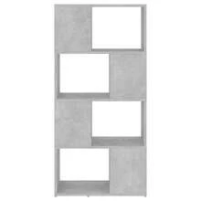 Estantería/separador de ambientes vidaXL, color gris hormigón, 60x24x124,5 cm - Camel - Ver 5