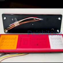 PLAFON CALAVERA LED  GEL  ESTAQUITAS REMOLQUE   IOL-LPL-132 - Rojo - Ver 1