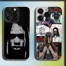 Funda de teléfono Raper K-King Von para 16,15,14,13,12,11 Plus,Pro,Max,Plus,E, cubierta transparente y suave - Z6 - Ver 3