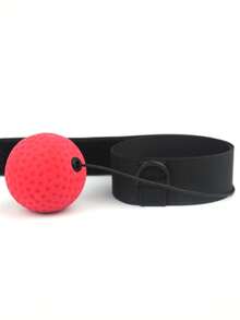 Adult & Teenage Boxing Reflex Ball Set - PA Nylon Reflex Ball With Adjustable Headband, Boxing Gloves And Punching Bag - Improve Hand-Eye Coordination, Speed And Reaction Time, Red/Black Color, Ideal For Boxing Training And Fitness, Boxing Accessories, Boxing Equipment, Boxing Gloves, Boxing - Multicolor - View 9