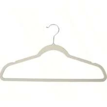 Premium Velvet Hangers,Non-Slip Thin Flocked Felt Hangers, Sturdy Clothes Hangers, Heavy Duty Coat & Suit Hangers, Durable Suit Hangers For Closet Use, Ideal Closet Supplies 1pc - Multicolor - View 7