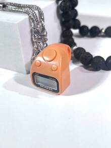 LED Display Screen, Elegant Appearance, Rhinestone Finger Counter, Easy To Wear On Hand, Suitable For Prayer Counting, Exercise Counting, Knitting Counting, Etc. - Multicolor - View 21