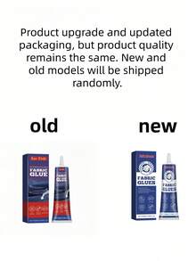 JUE FISH Multi-Purpose Fabric Glue - Repair Clothes, Patterns, Holes, Leather, Shoe Insoles Seamlessly, Easy To Use, Versatile