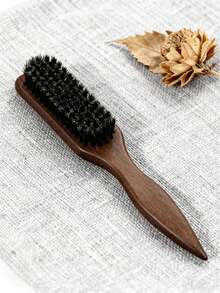 Boar Bristle Slick Back Hair Brush For Sleek Ponytail Bun & Smoothing Hairs, Fly-Aways, Edge Control - Backcombing & Teasing Hairbrush With Wide Rat Tail For Sectioning & Parting ,Hair Styling Tools - Multicolor - View 17