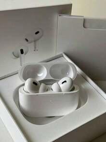 New Air4 Wireless In - Ear Earbuds With Ultra - Long Battery Life & High - Fidelity Sound 8 In 1 Wireless Earbuds ANC Active Noise Cancelling(-36db)In-Ear Earphones With Charging 33H Playtime 360 Hi-Fi Stereo Waterproof Headphones Android Phone/ AlRP0DS Pro IOS Laptops 1:1 Clone - 白色 - 查看 2