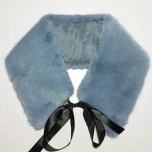 1pc Faux Fur Collar Scarf, Autumn/Winter Coat Decoration - Multicolor - View 17
