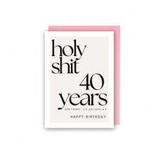 40th Birthday Card, "Oh My God!" Happy 40th Birthday, Fun 40th Birthday Cards, Suitable For Family, Friends, Or Anyone, Meaningful Birthday Cards - Multicolor - View 8