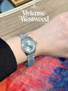 Vivienne Westwood Camberwell Watch In Stainless Steel Blue-Silver - Silver - View 12