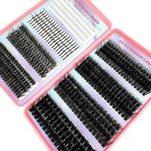 32Rows Lash Spikes Lash Clusters With Bottom Lashes Cluster Manga Eyelash Cluster 50d60d80d100d120d140d Mix Eyelash Book Extensions Cluster Lashes With Bottom Lash Cluster Fairy Eyelash Cluster Spiky Individual Lashes For Beginner - màu đen - Xem 11