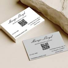 Customized Business Cards, Personalized Cards, Customizable QR Code Contact Info, Suitable For Business/Work/Office Professionals, Customized Cards, Business Cards, Customized QR Code Cards